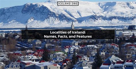 Localities of Iceland .
